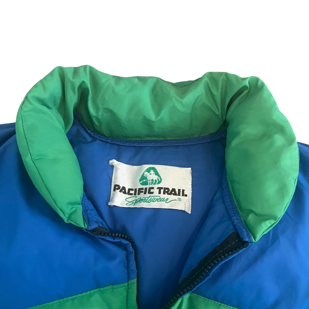 VINTAGE Pacific Trail Two-Tone Puffer Down Jacket (Large)