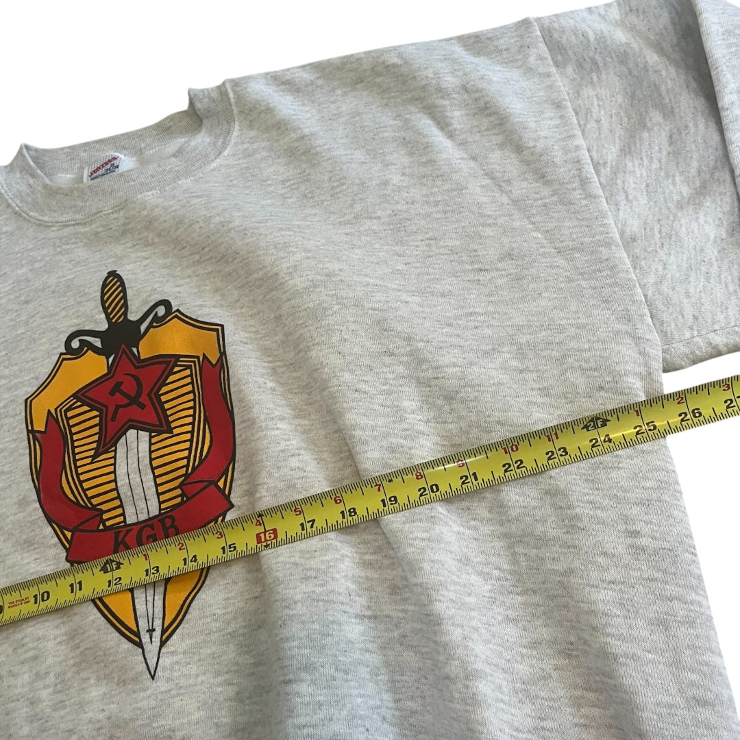 VINTAGE USSR Crest Crewneck Sweatshirt (2XL)