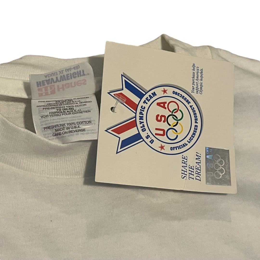 VINTAGE Olympics Flags T Shirt (XL)
