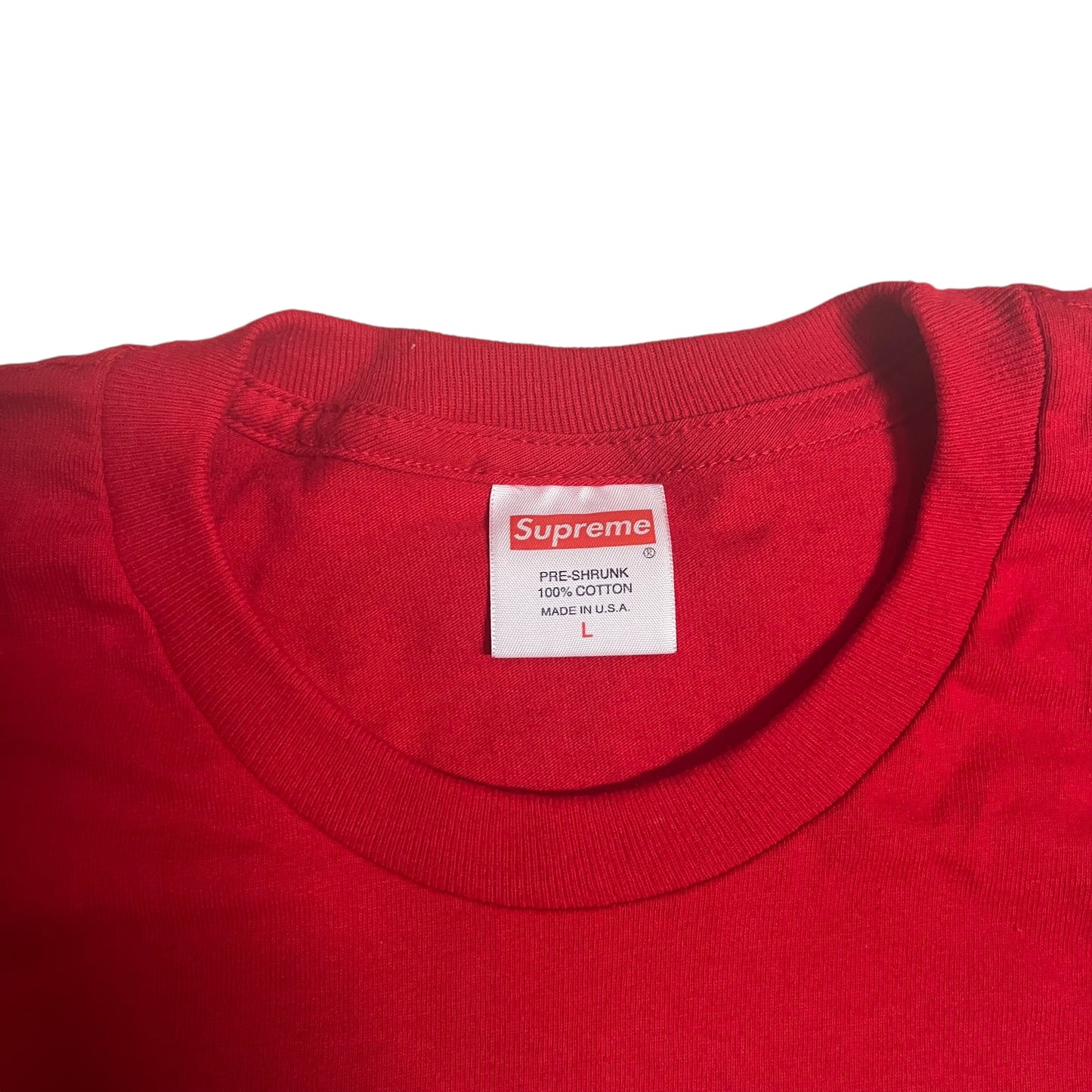 SAMPLE Supreme x KRS One Knowledge Reigns Supreme T-Shirt - Red (Large)