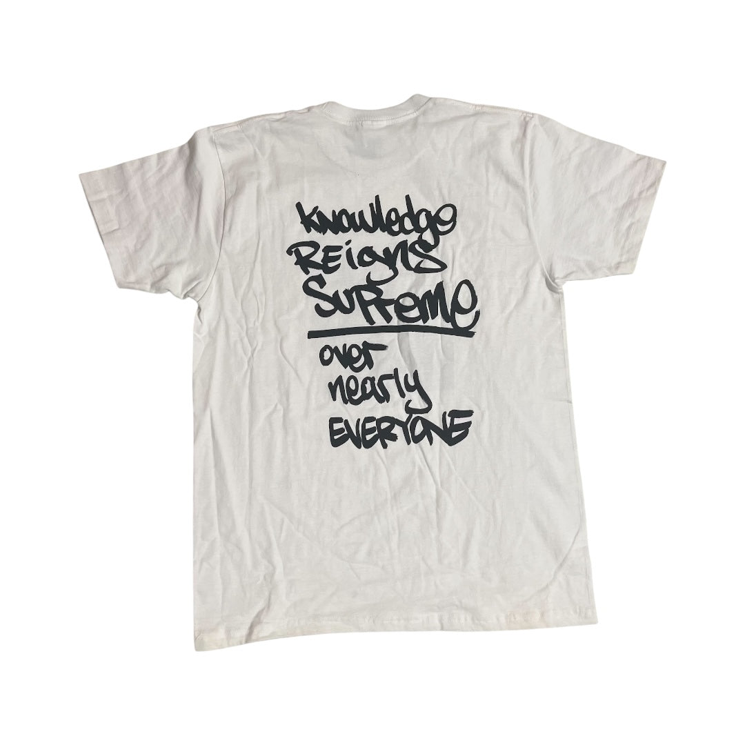 SAMPLE Supreme x KRS One Knowledge Reigns Supreme T-Shirt - White (Large)