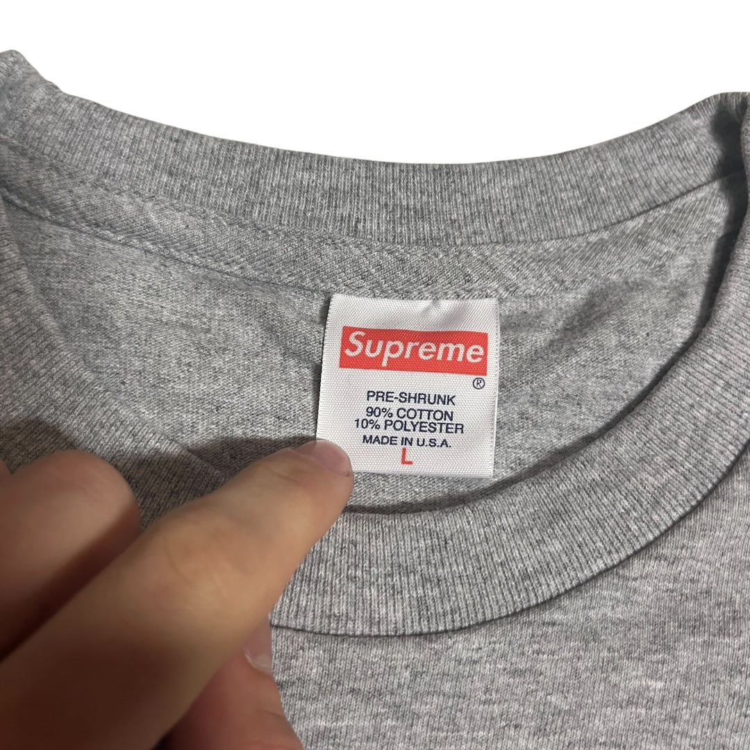 SAMPLE Supreme Knowledge Reigns T-Shirt - Heather Grey (Large)