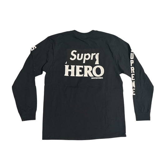 SAMPLE Supreme x ANTI HERO L/S T-Shirt - Black (Large)