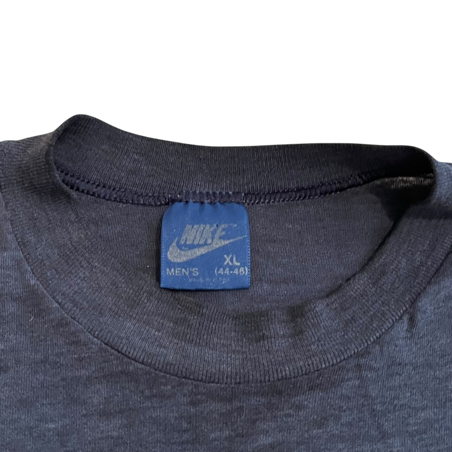 VINTAGE 1980s Blue Tag Nike Yale Basketball T Shirt (XL)