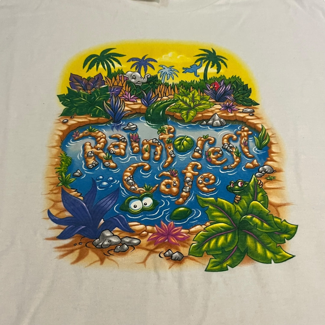 VINTAGE Rainforest Café T Shirt (Large)