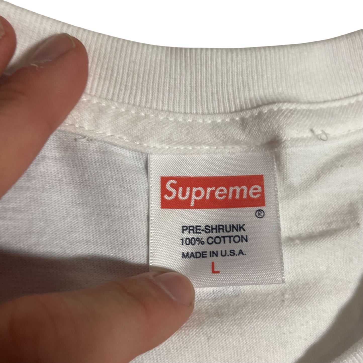 SAMPLE Supreme x Shane MacGowan Portrait T Shirt - White (Large)