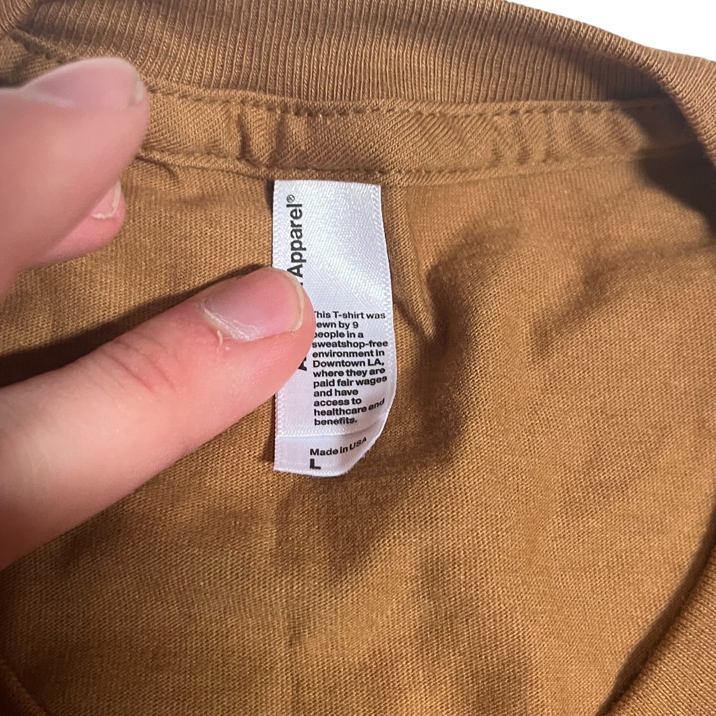 SAMPLE Supreme F T Shirt - Light Brown (Large) #2