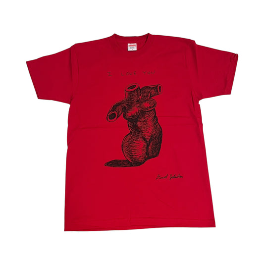 Supreme x Daniel Johnston I Love You Anyway T Shirt - Red