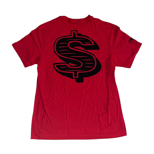 Billionaire Boys Club Diamond & Dollar T Shirt - Red (Large)