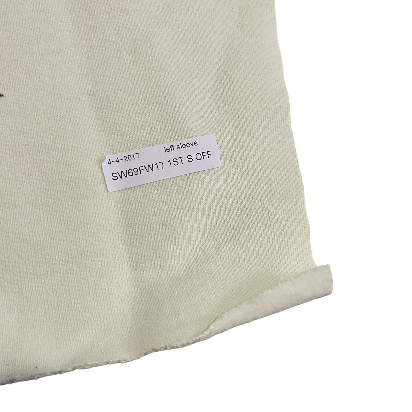 Supreme Menace Test Print Fabric Swatch (Light Green)