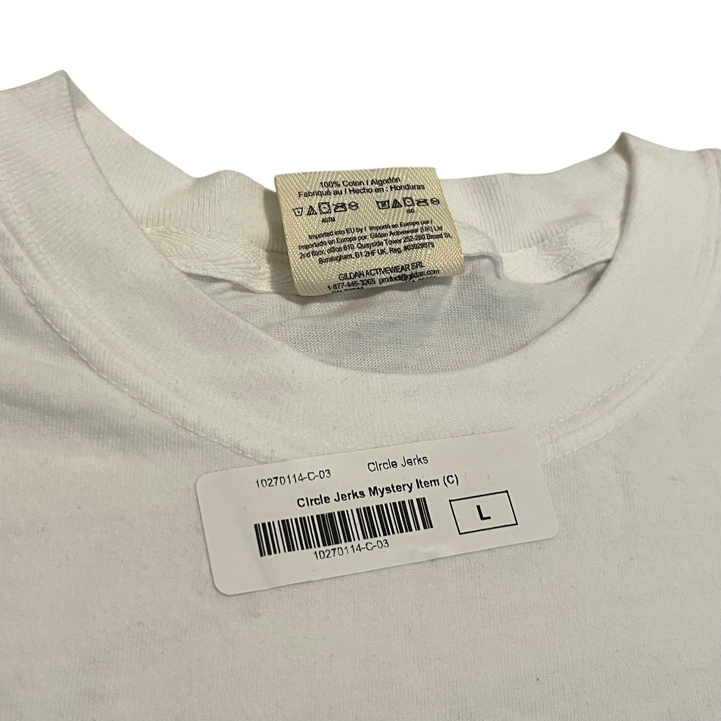 Circle Jerks x Decendents 2024 Concert Tour T Shirt - White (Large)