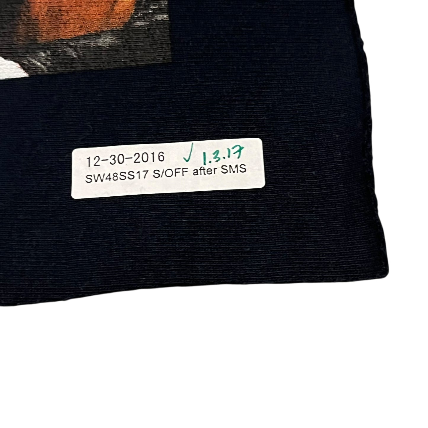 Supreme x Michael Jackson Test Print Fabric Swatch (Navy)