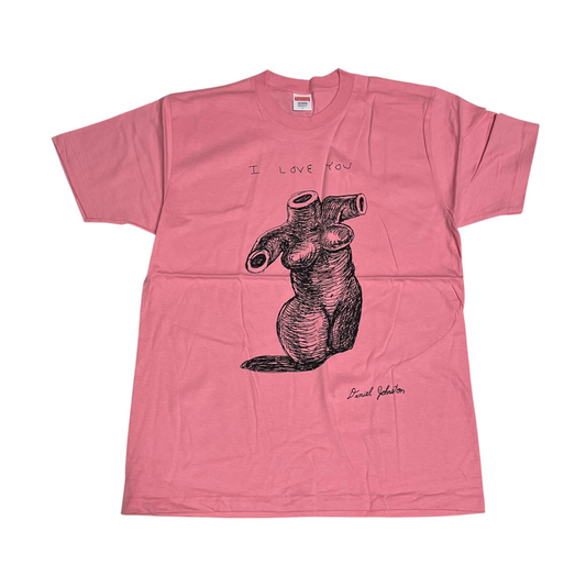 Supreme x Daniel Johnston I Love You Anyway T Shirt - Pink