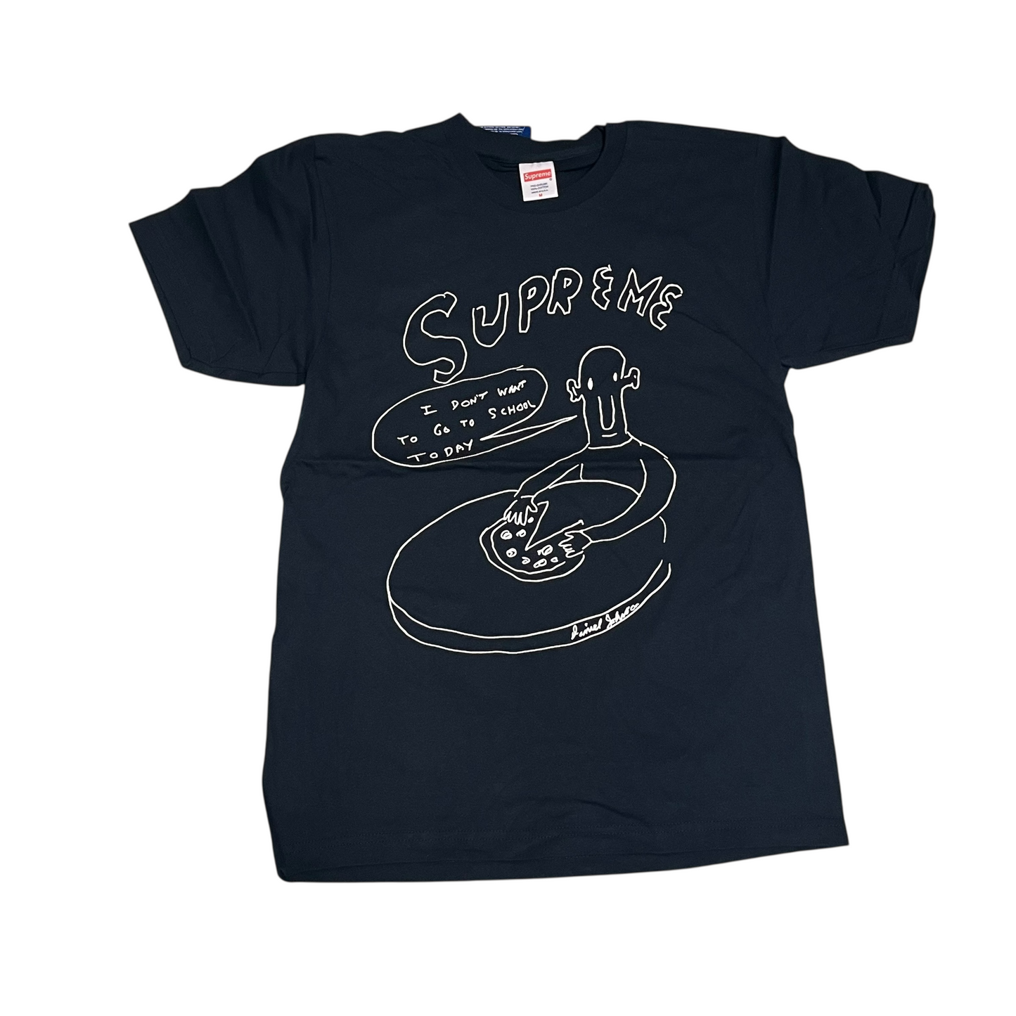 Supreme x Daniel Johnston Pizza T Shirt - Navy Blue