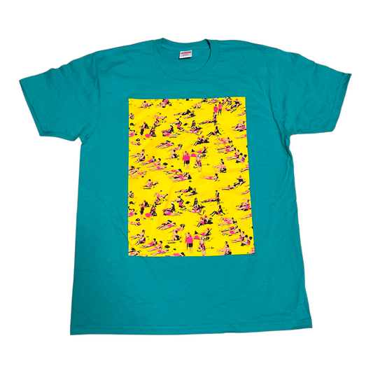 Supreme Beach T Shirt - Ocean Blue