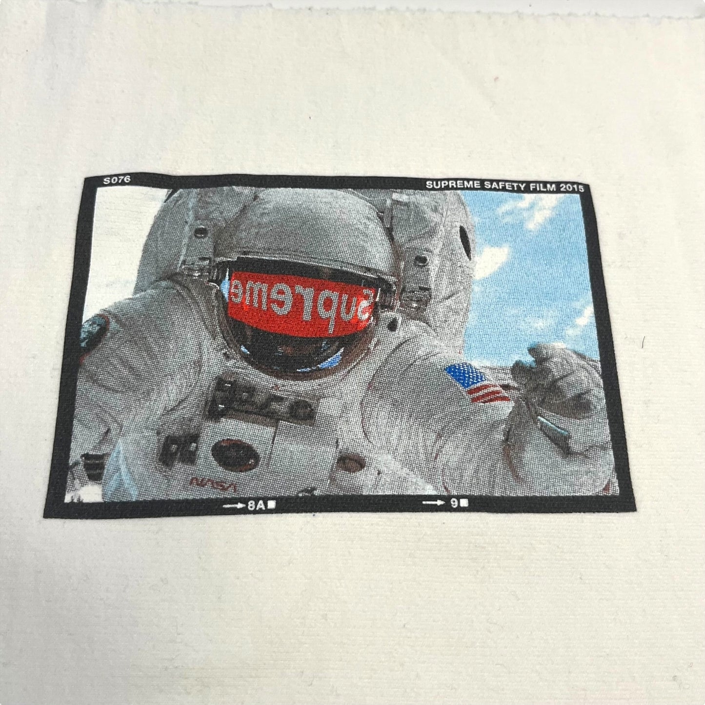 Supreme "Astronaut" Test Print Fabric Swatch