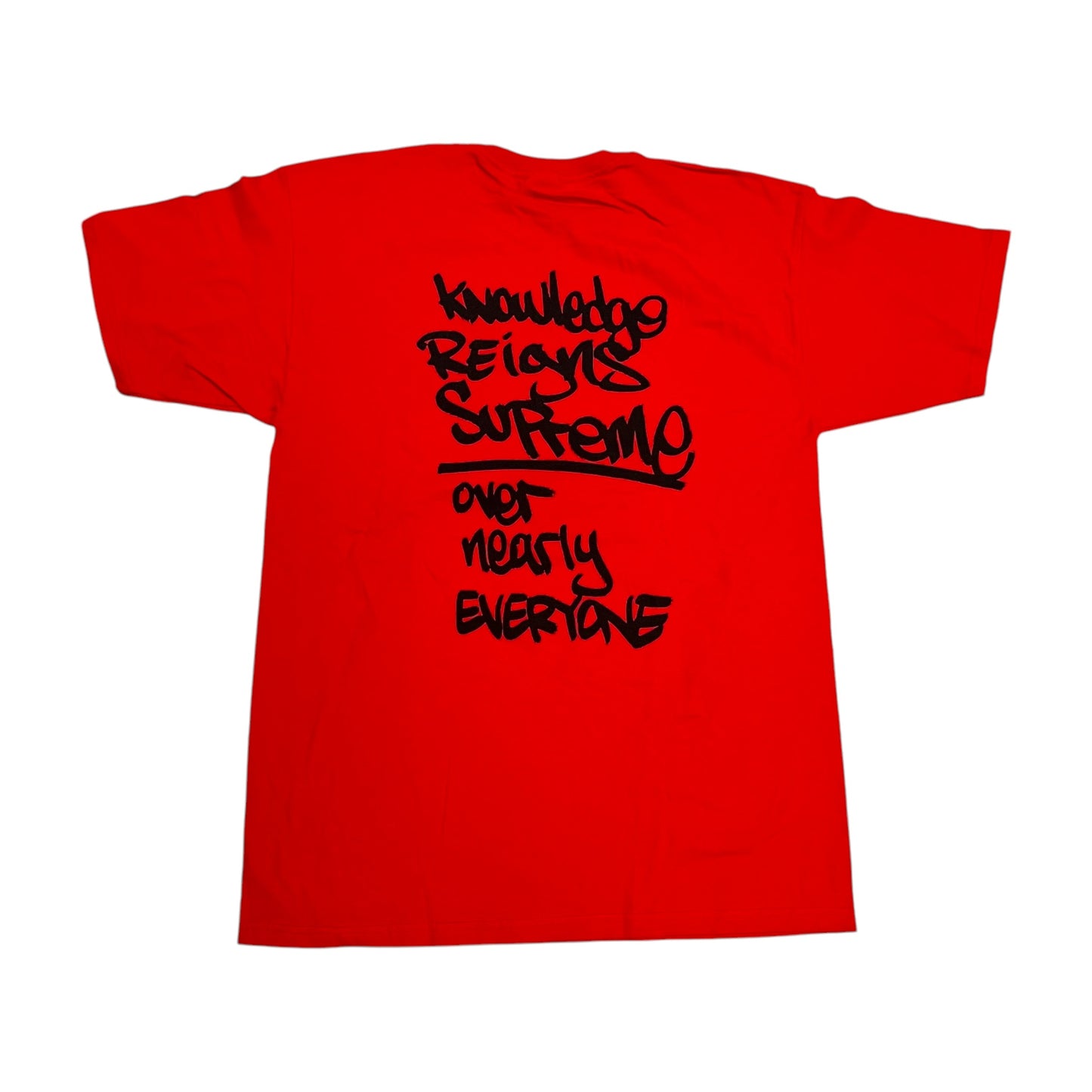 SAMPLE Supreme x KRS One Knowledge Reigns Supreme T Shirt - Red (Large)