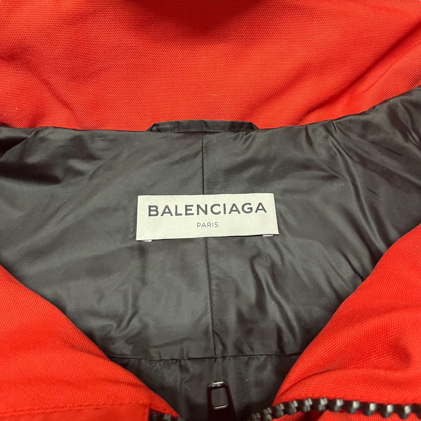 Balenciaga Swing Parka AW17 - Red (38)