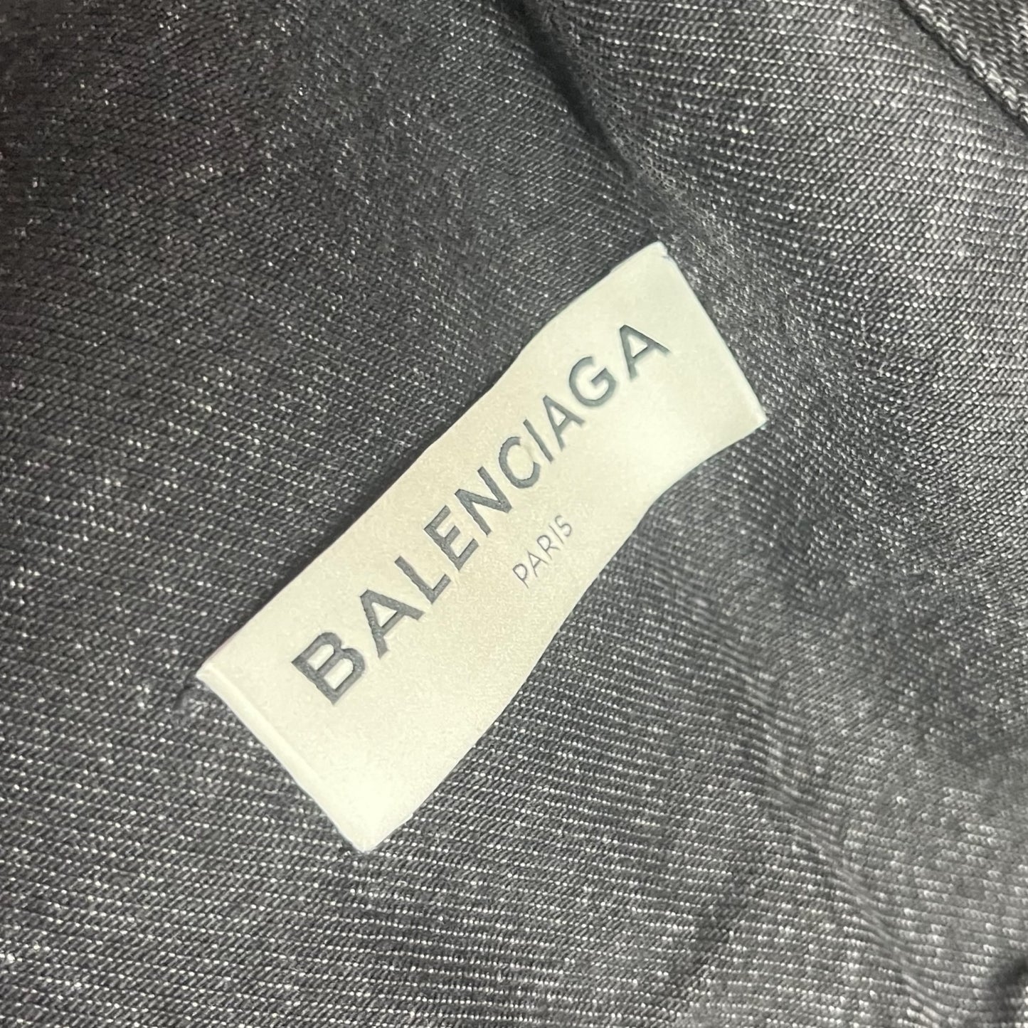 Balenciaga Swing Denim Jacket - Black (size 40)
