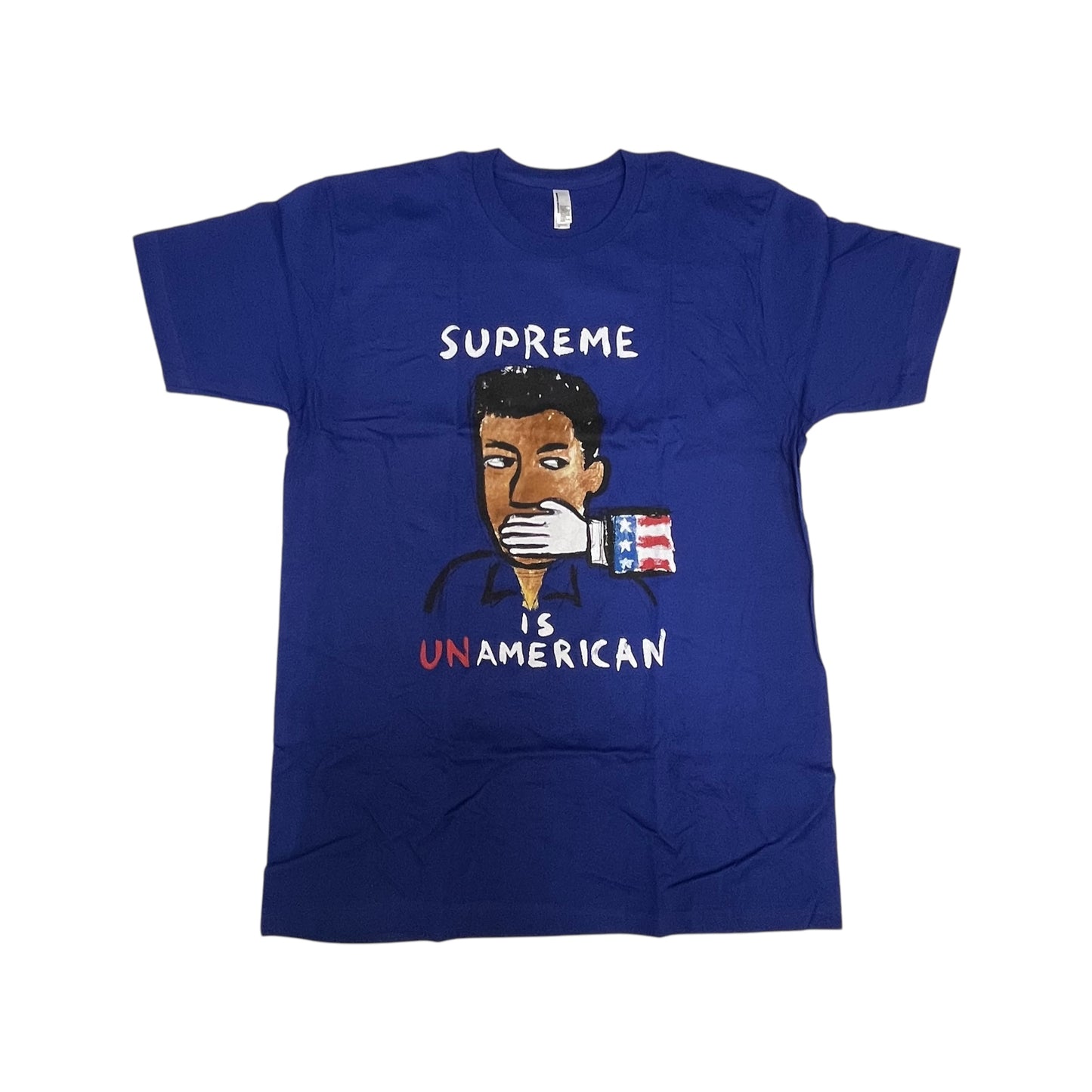 SAMPLE Supreme Unamerican T-Shirt - Blue (Large)