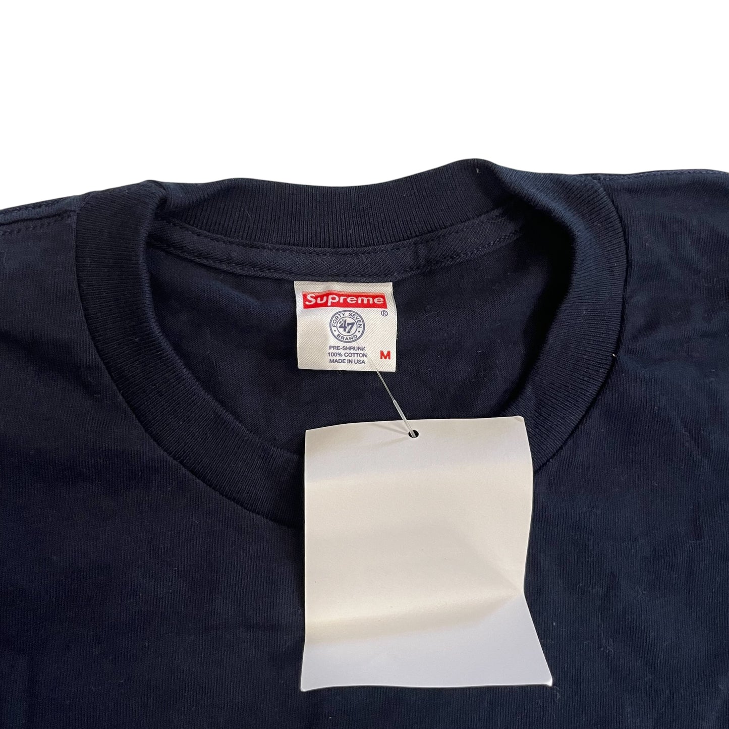 SAMPLE Supreme x New York Yankees Box Logo T-Shirt - Navy / Navy