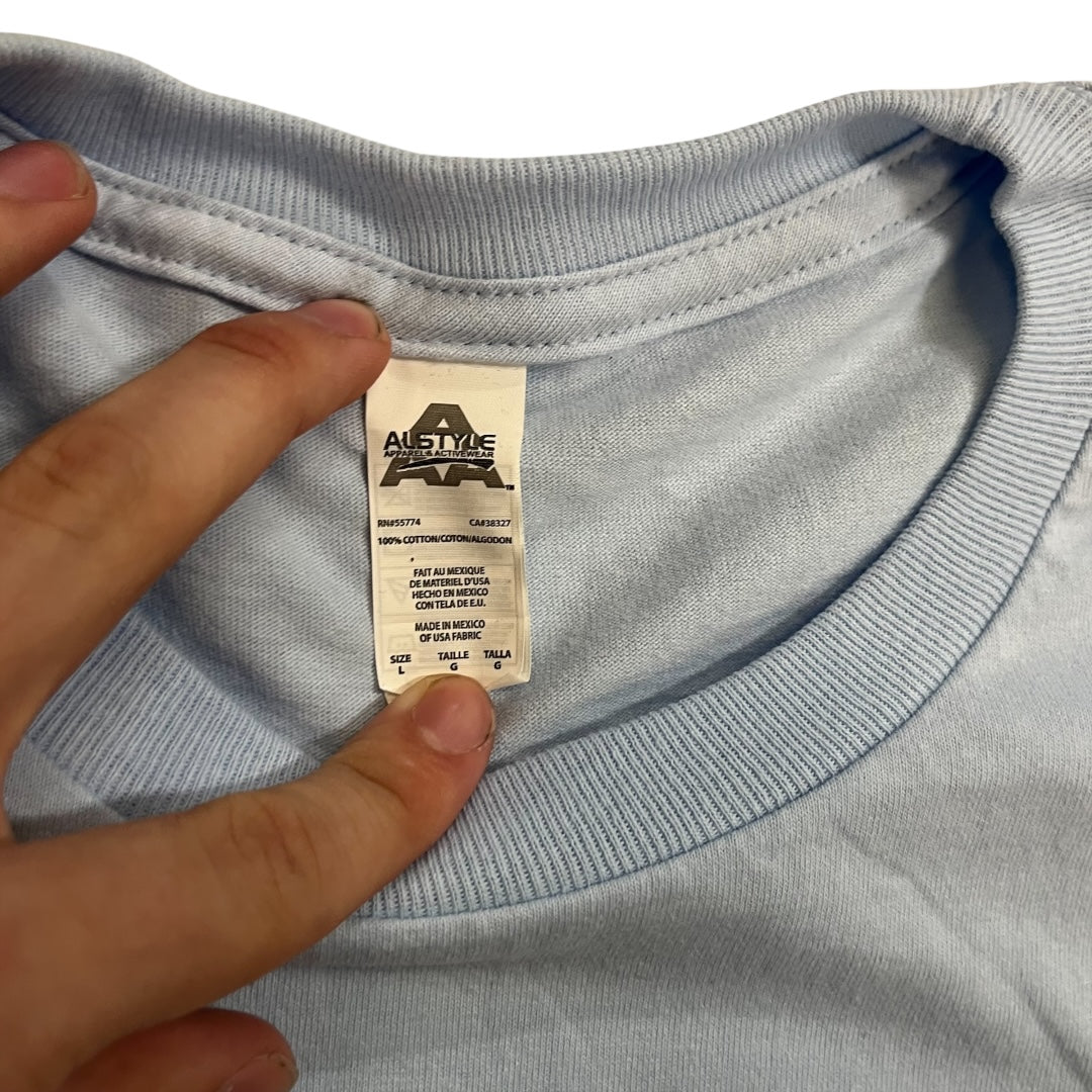 SAMPLE Supreme x Stax Records Logo T-Shirt - Light Blue (Large)