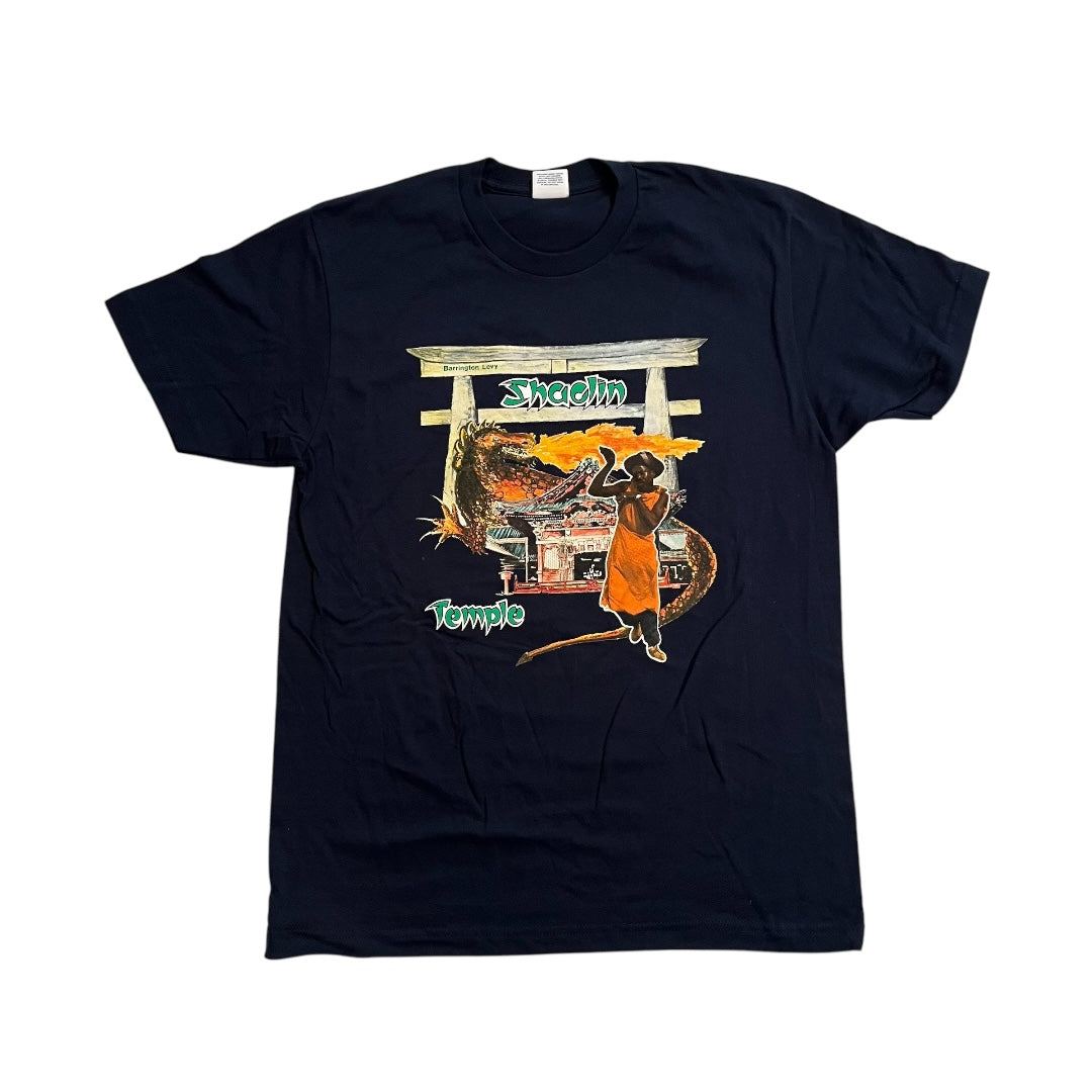 Supreme x Barrington Levy Shaolin Temple T-Shirt - Navy (Large)