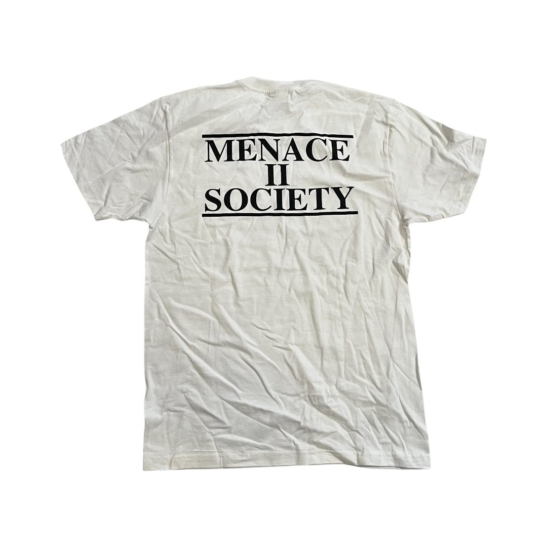 Supreme Menace 2 Society T-Shirt - White (Large)