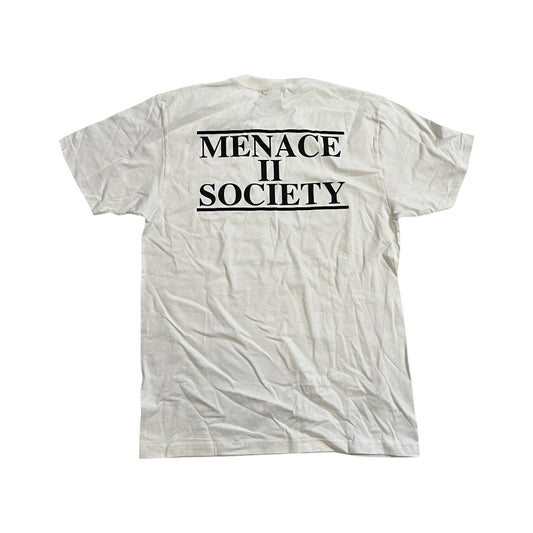 Supreme Menace 2 Society T-Shirt - White (Large)
