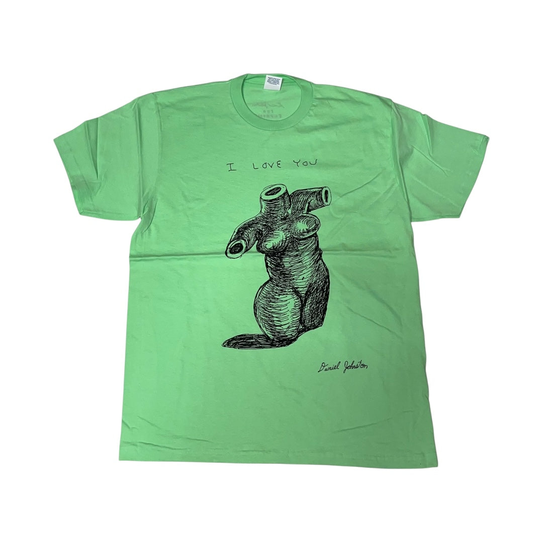 Supreme x Daniel Johnston I Love You Anyway T Shirt - Green (Large)