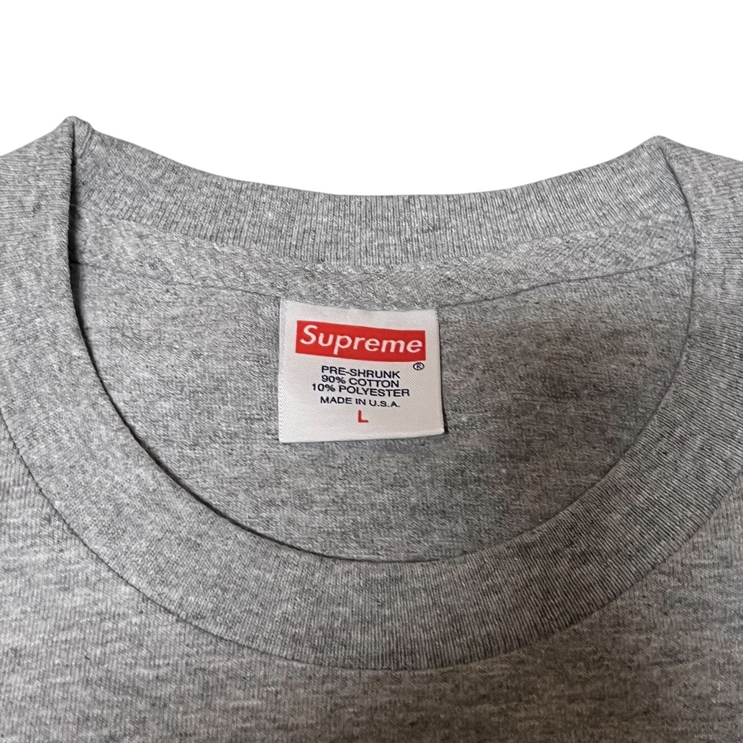 Supreme Lude Have A Nice Day T Shirt - Grey (Large)