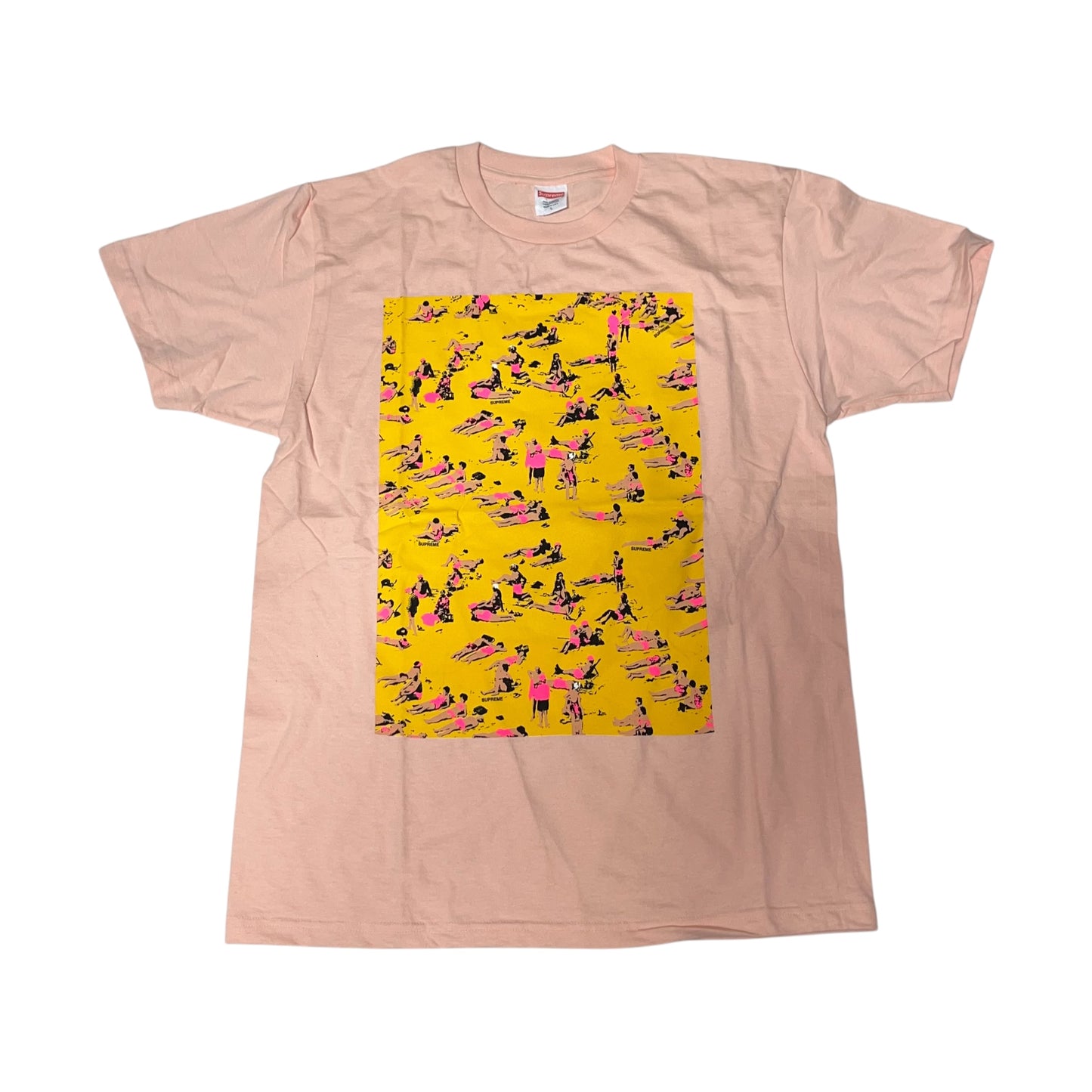 Supreme Beach T-Shirt - Peach (Large)