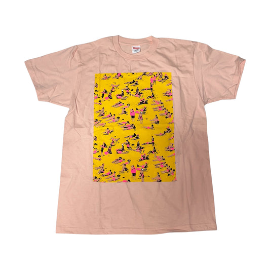 Supreme Beach T-Shirt - Peach (Large)