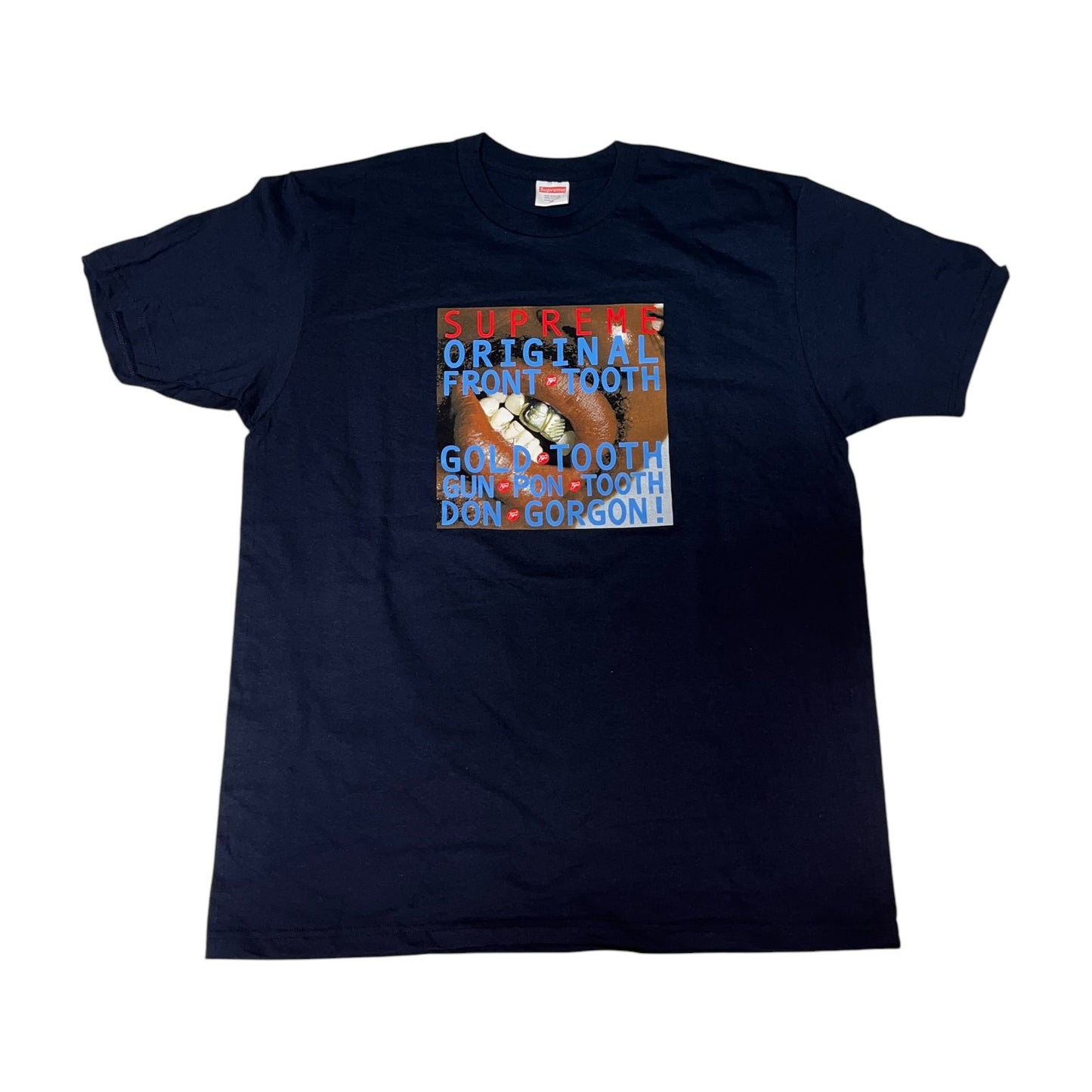 Supreme Gold Tooth T-Shirt - Navy