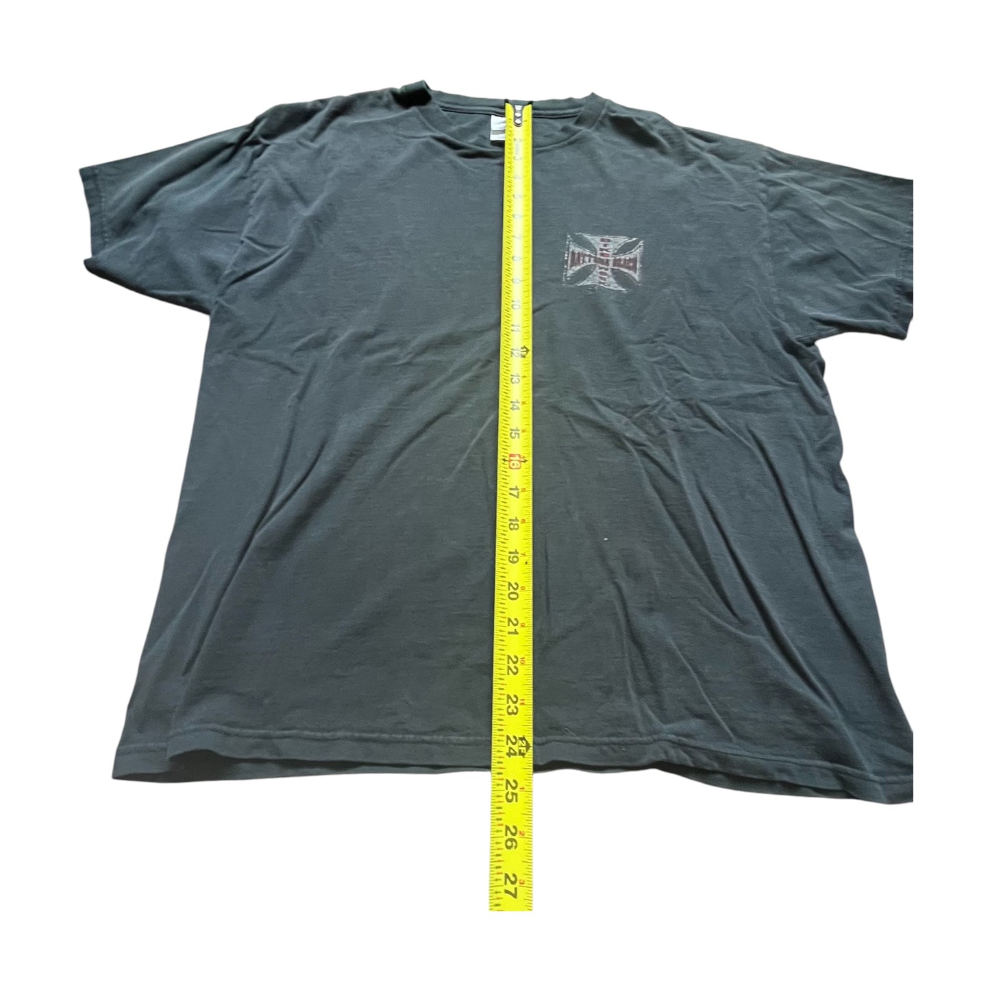 VINTAGE Daytona Beach Biker Week Thrashed T-Shirt (Large)