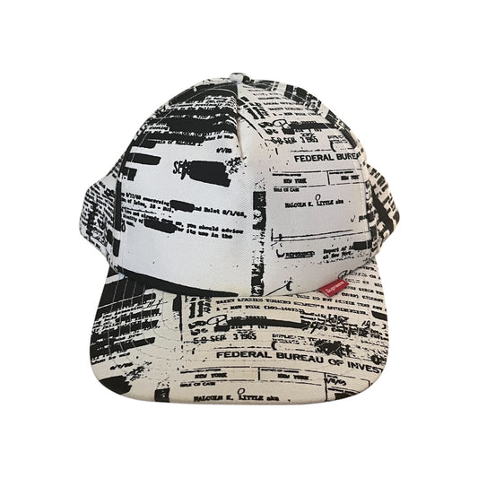 Supreme FBI AOP Hat - White / Black