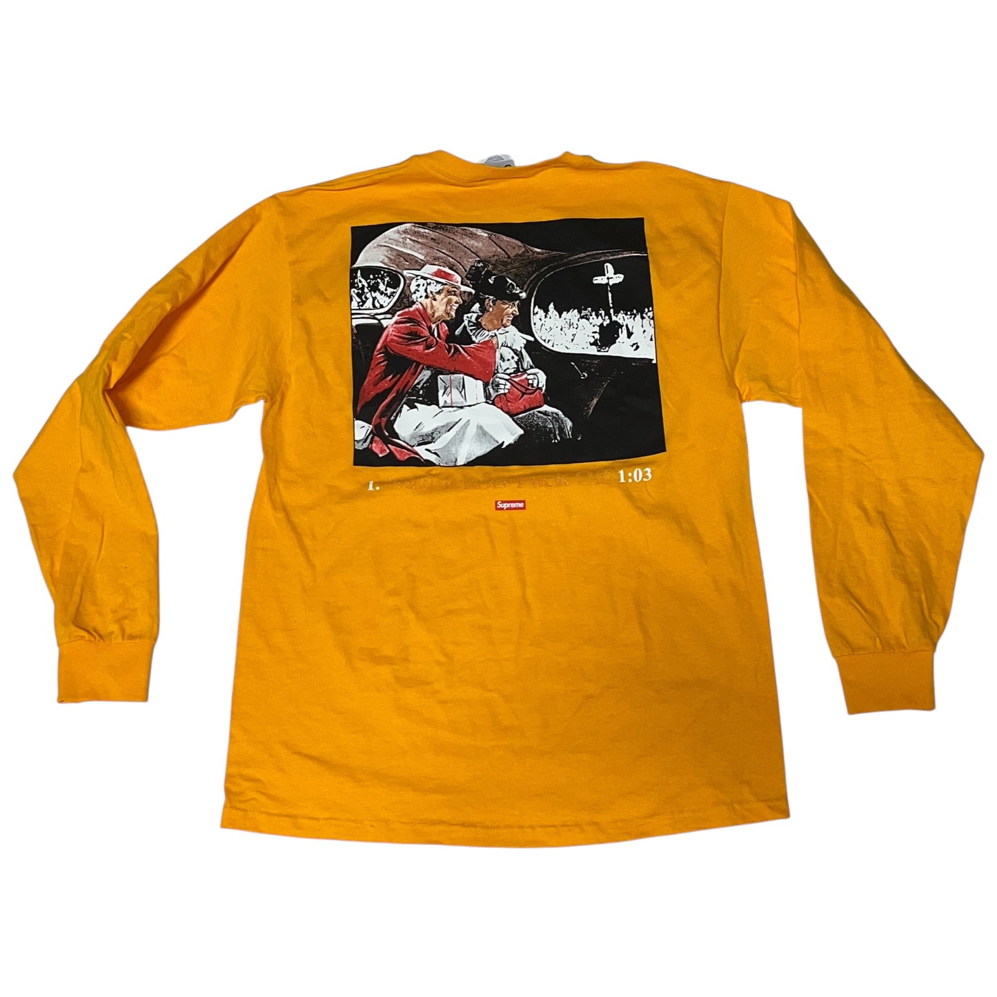 SAMPLE Supreme x Dead Kennedys Punks L/S T-Shirt - Yellow (Large)