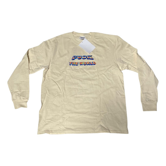 SAMPLE Supreme F The World L/S T-Shirt - Natural (Large)