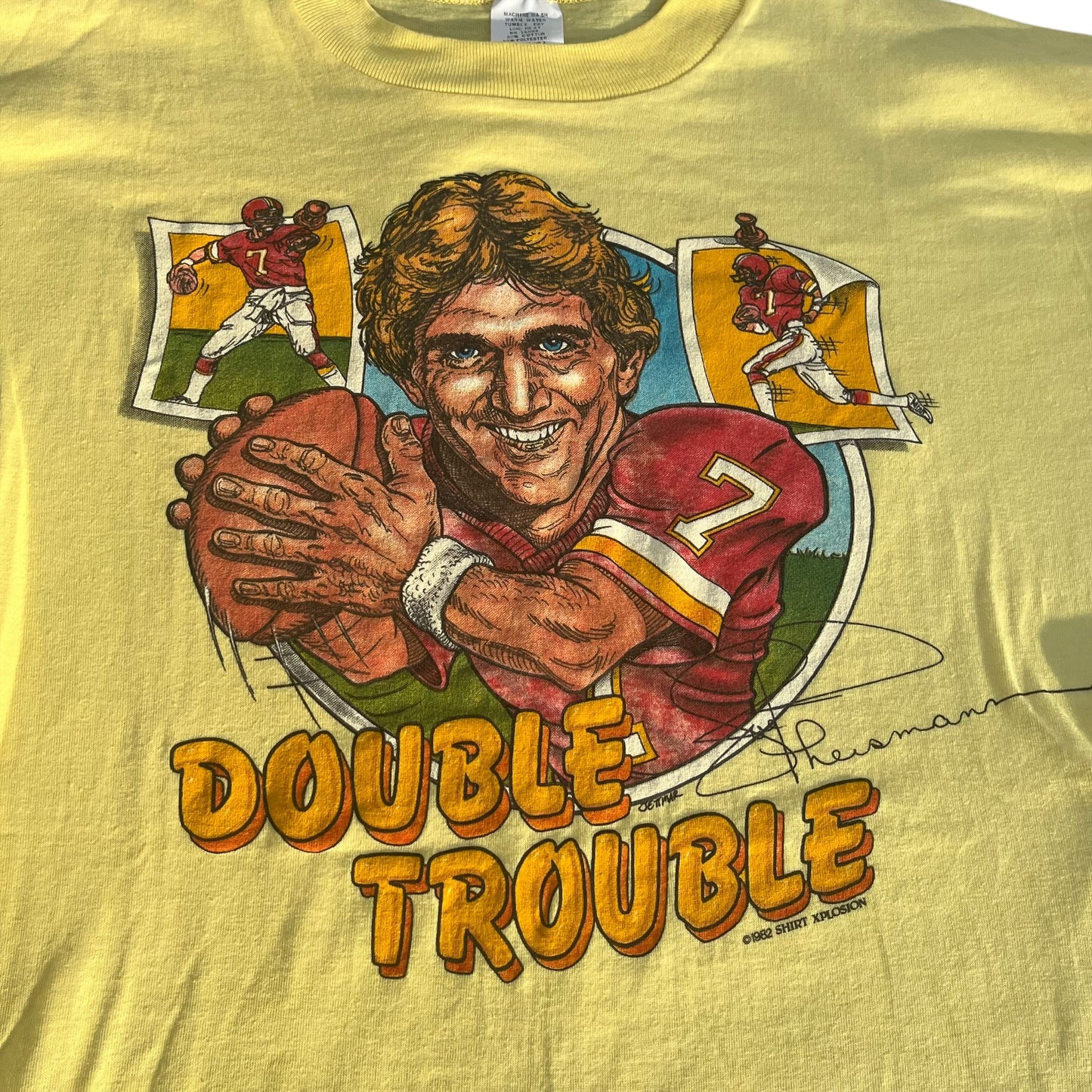 VINTAGE Joe Theismann T Shirt (Large)