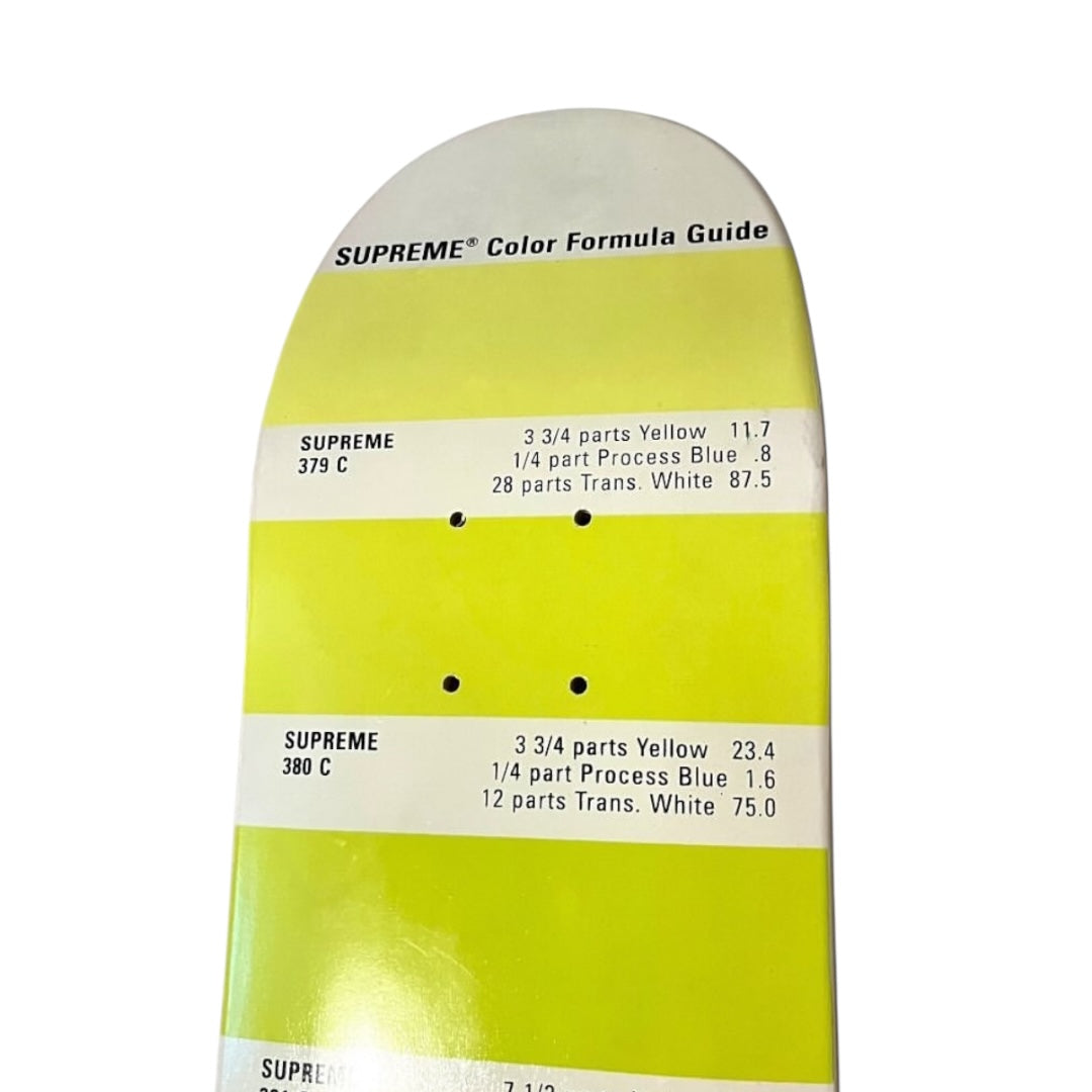 Supreme x Ryan McGinness Pantone Yellow Deck
