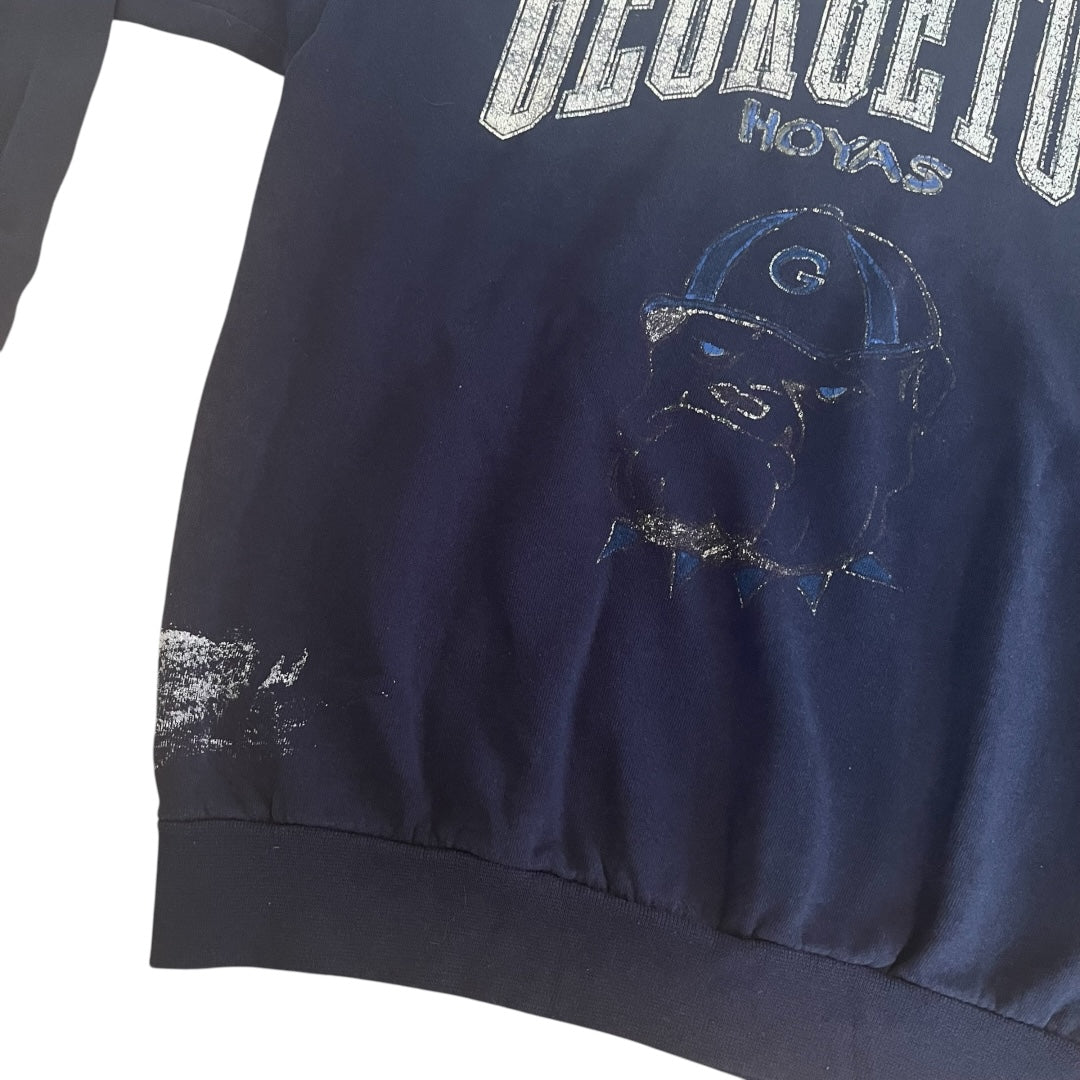 VINTAGE Georgetown University Hoyas Crewneck Sweatshirt (Large)