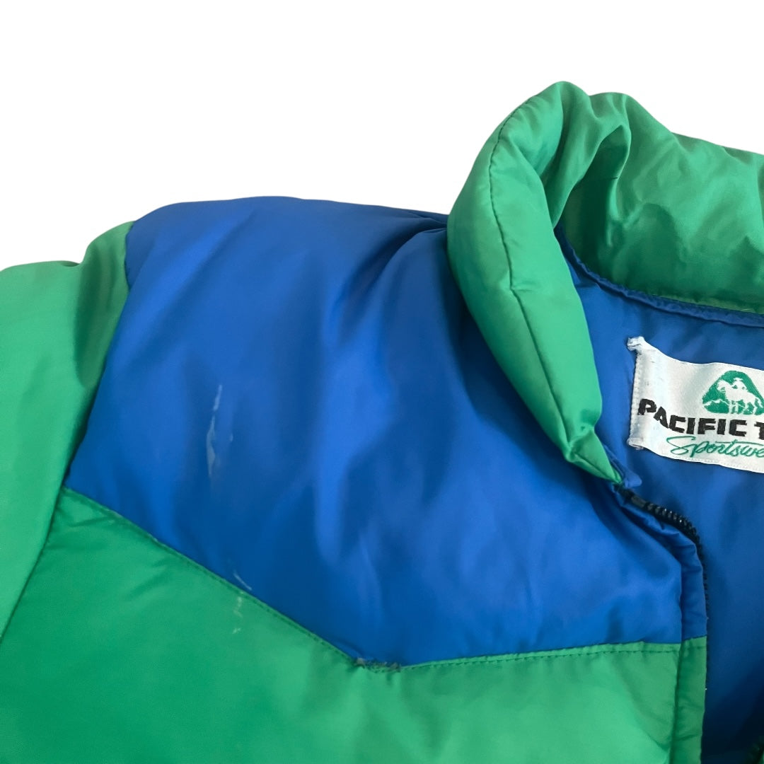VINTAGE Pacific Trail Two-Tone Puffer Down Jacket (Large)