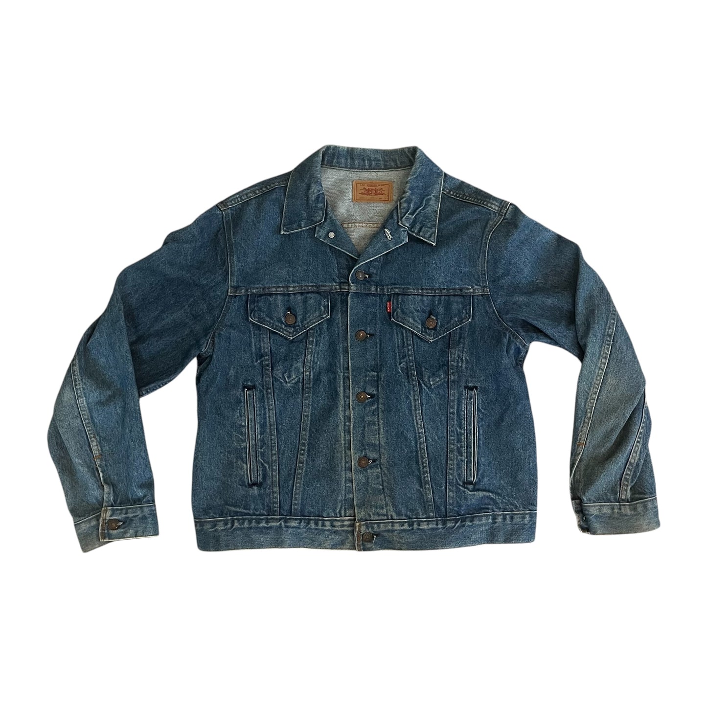 VINTAGE MTV Denim Trucker Jacket (size 44 / Medium)