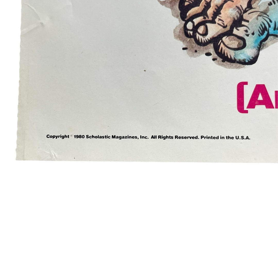 VINTAGE 1979 Bananas Magazine Monster Poster (16x21)