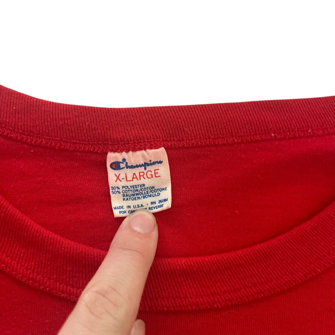 VINTAGE Champion Utah Utes Football T Shirt (XL)