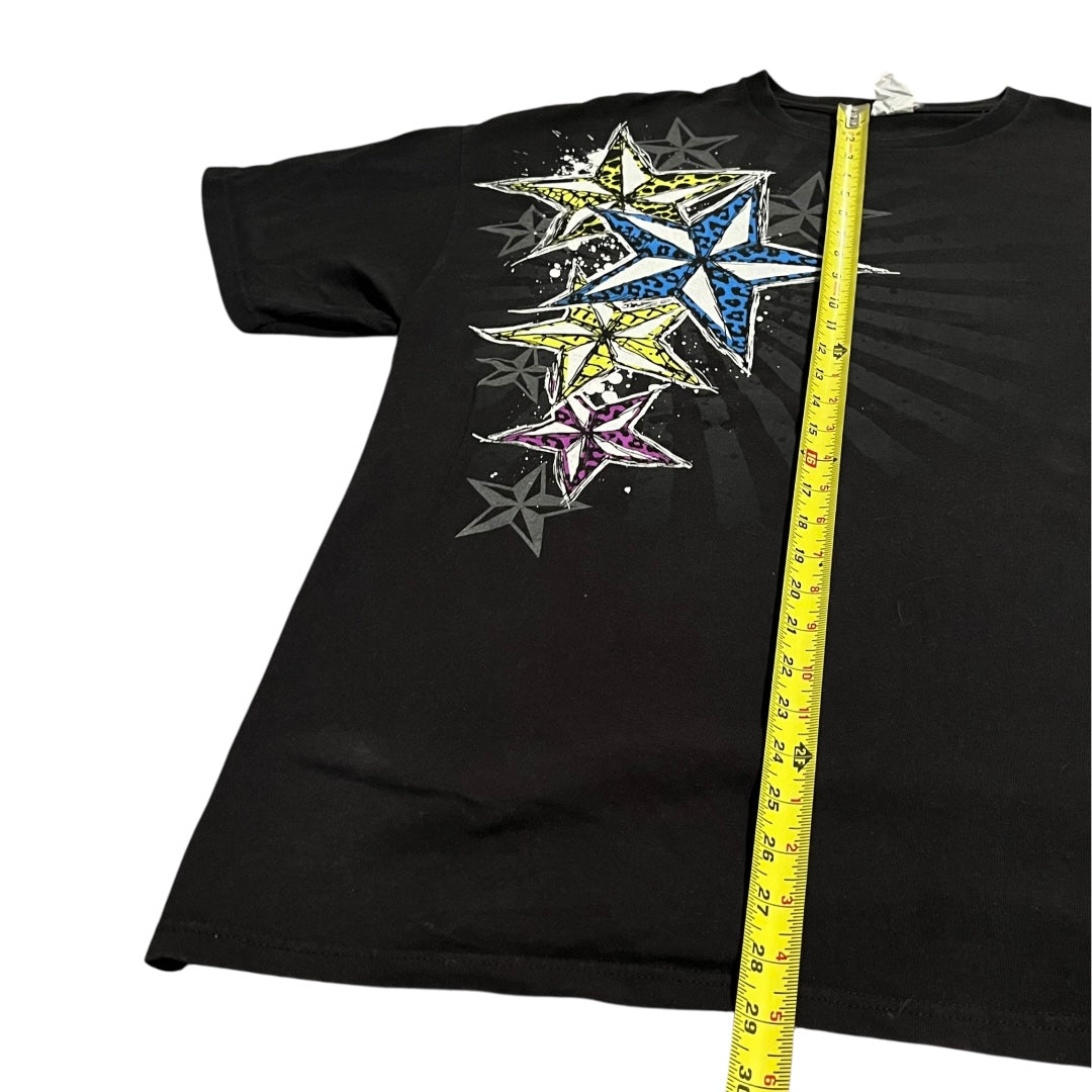 VINTAGE y2k Stars T Shirt (2XL)