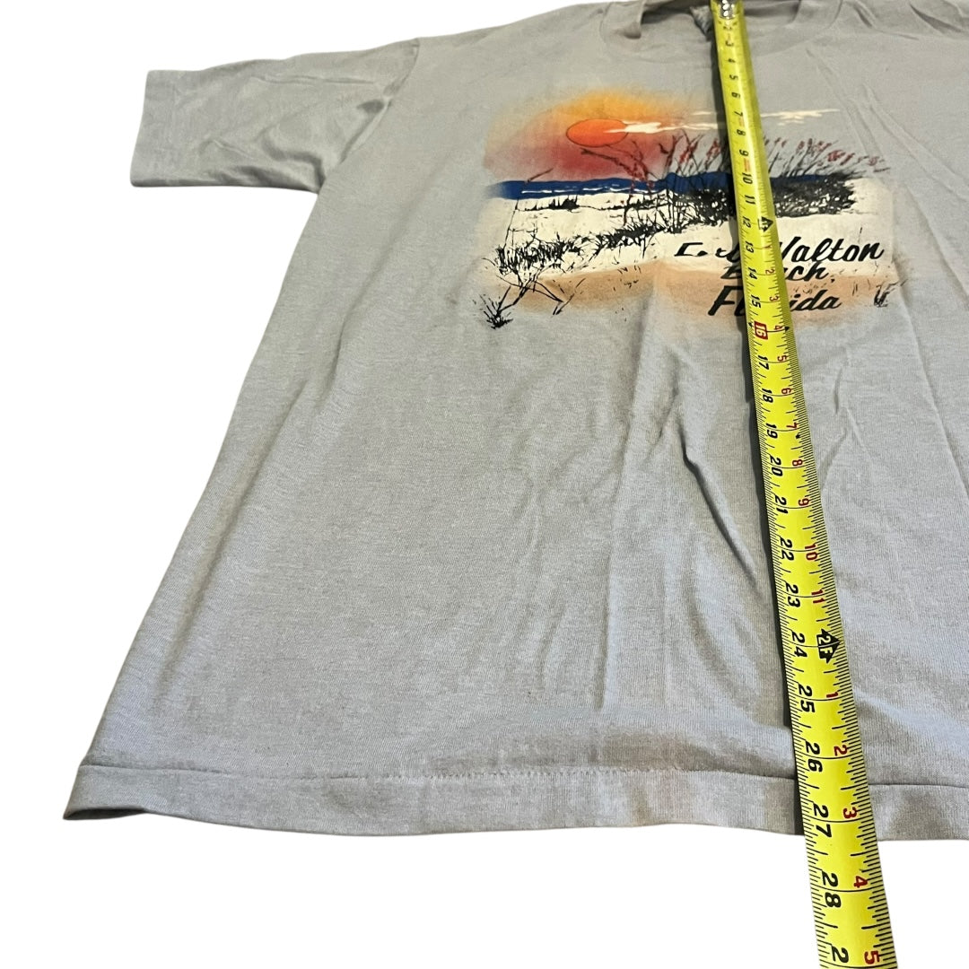 VINTAGE 1980s Fort Walton Beach Florida T Shirt (Large)