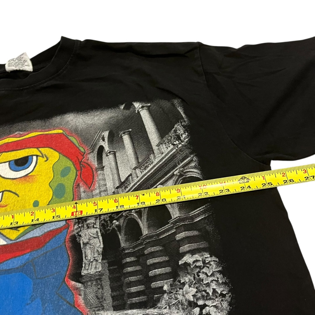 VINTAGE Gangster SpongeBob Squarepants T Shirt (2XL)