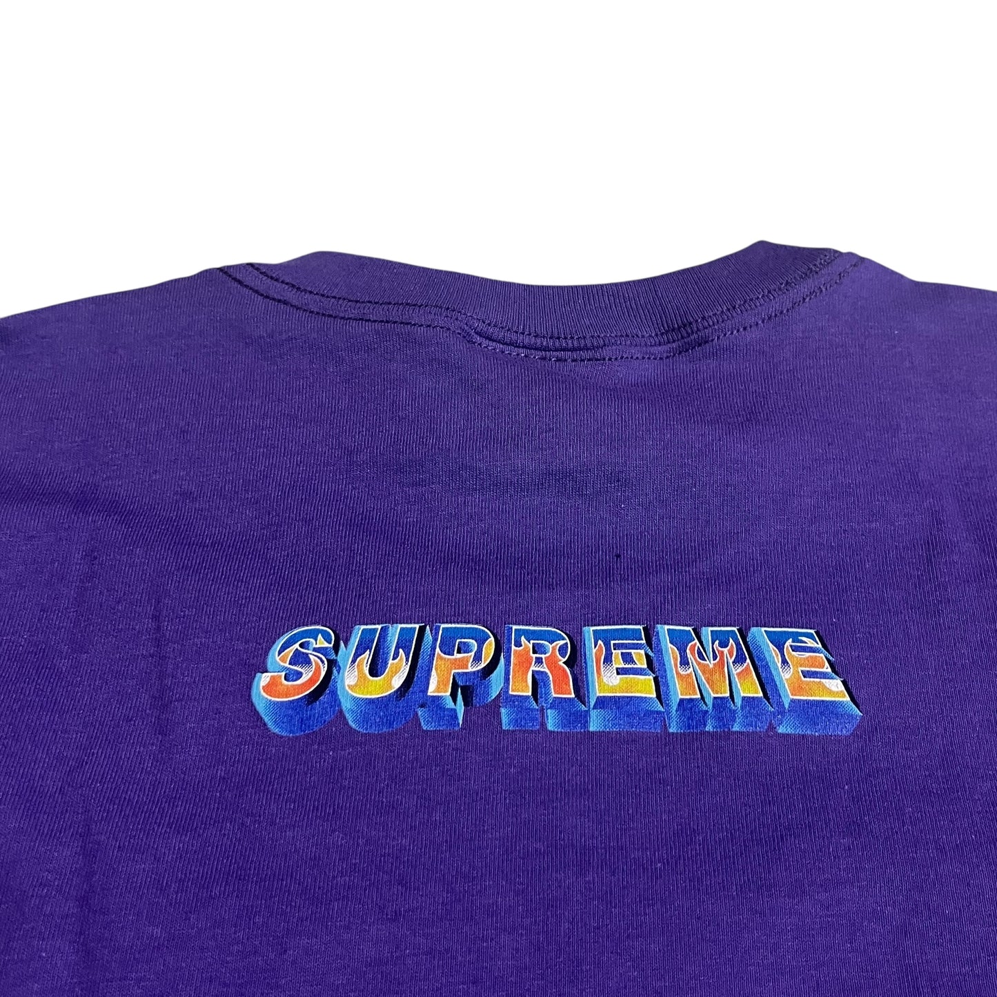 SAMPLE Supreme F The World Long Sleeve T-Shirt - Purple (Large)