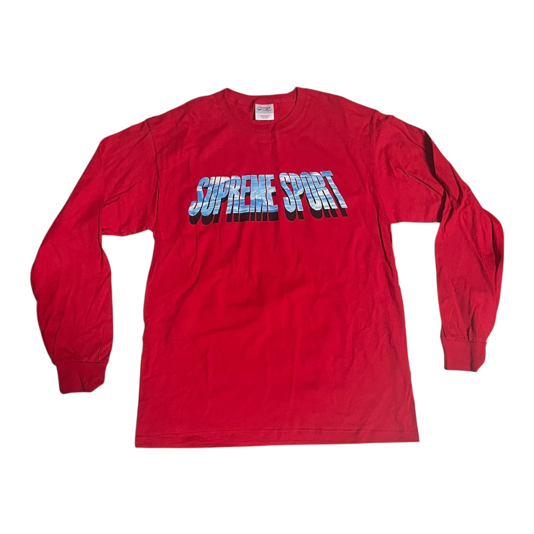 SAMPLE Supreme Sport Long Sleeve T-Shirt - Red (Large)